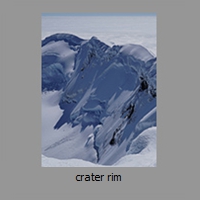 crater rim
